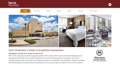 Desktop Screenshot of larcohospitality.com